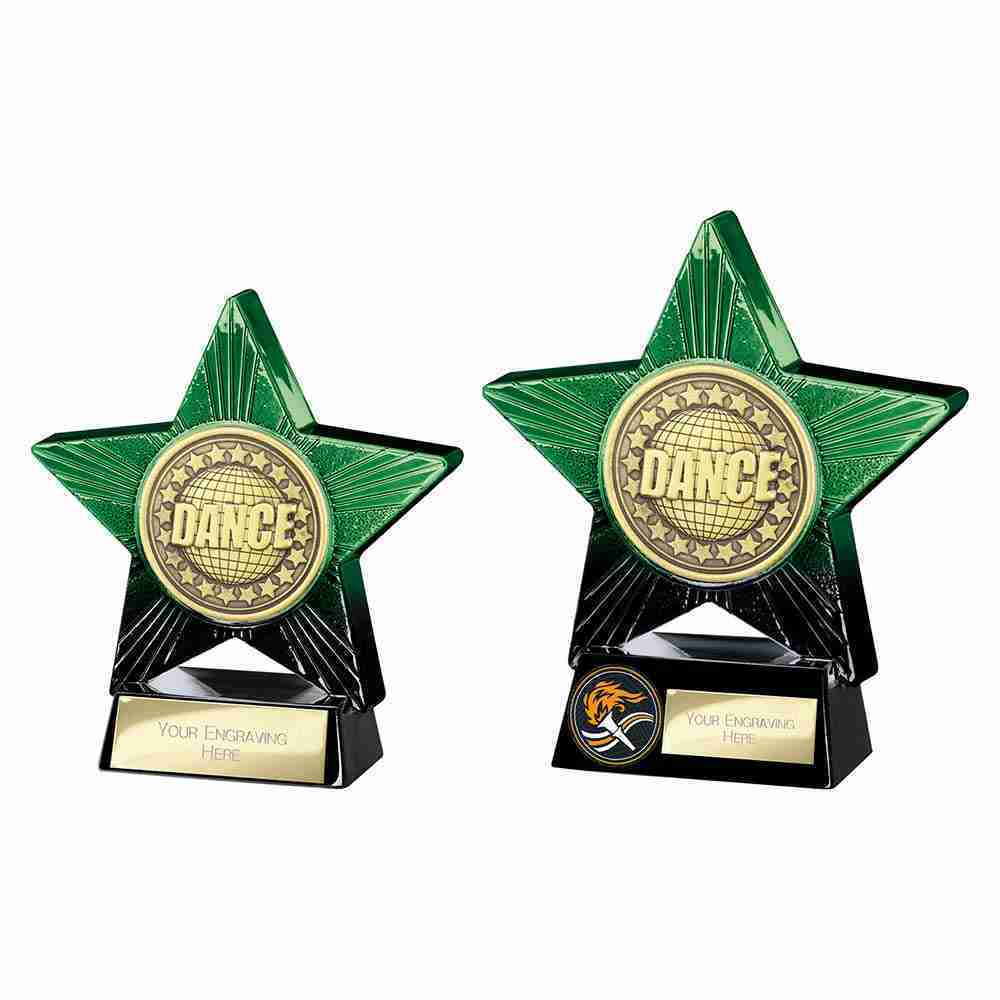Superstar Dance Award Green & Black